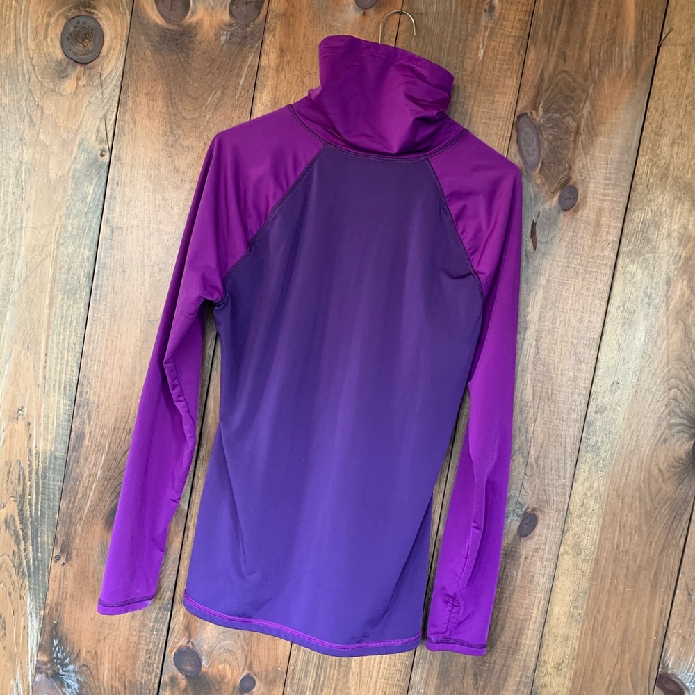 Pink and purple athletic champion top